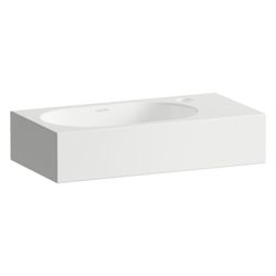 Laufen Waschtisch Fusion.S 450x236x100mm, rechteckig, Becken links, mit 1 Hahnlo... LAUFEN-H515FS40001111 7612738181673 (Abb. 1)