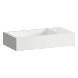 Laufen Waschtisch Xplore.S 500x268x100mm, rechteckig, Becken links, mit 1 Hahnlo... LAUFEN-H515XS40001111 7612738181703 (Abb. 1)