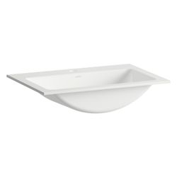 Laufen Einbau-Waschtisch Classics rechteckig 585x405x143mm, von oben, mit Armatu... LAUFEN-H517CL30001111 7612738181772 (Abb. 1)