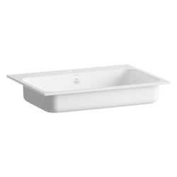 Laufen Einbau-Waschtisch Stream rechteckig 650x472x127mm, von oben, mit Armature... LAUFEN-H517SR70001041 7612738182205 (Abb. 1)
