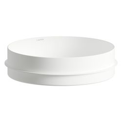 Laufen Einbau-Waschtisch Unisono rund 375x375x114mm, von oben, ohne Hahnloch und... LAUFEN-H517UO37571121 7612738182304 (Abb. 1)