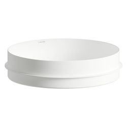 Laufen Einbau-Waschtisch Unisono rund 400x400x114mm, von oben, ohne Hahnloch und... LAUFEN-H517UO47571121 7612738182366 (Abb. 1)