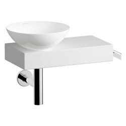 Laufen Waschplatz-Set Piccolo Novo 555x320x400mm, Schale rechts, mit Platte und ... LAUFEN-H561PN40001111 7612738182496 (Abb. 1)