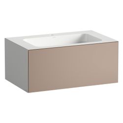 Laufen Waschplatz Folio 804x500x350mm, mit Armaturenbank, 1 Hahnloch, ohne Überl... LAUFEN-H580FO35221111 7612738182595 (Abb. 1)