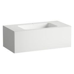 Laufen Waschplatz Folio 1004x500x350mm, mit Armaturenbank, 1 Hahnloch, ohne Über... LAUFEN-H580FO45251111 7612738182915 (Abb. 1)