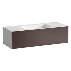 Laufen Waschplatz Folio 1254x500x350mm, mit Armaturenbank, 1 Hahnloch, ohne Über... LAUFEN-H580FO55231111 7612738183035 (Abb. 1)