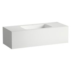 Laufen Waschplatz Folio 1254x500x350mm, mit Armaturenbank, 1 Hahnloch, ohne Über... LAUFEN-H580FO55251111 7612738183110 (Abb. 1)