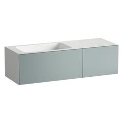 Laufen Waschplatz Folio 1254x450x350mm, Becken links, ohne Armaturenbank, Hahnlo... LAUFEN-H580FO75211121 7612738183165 (Abb. 1)