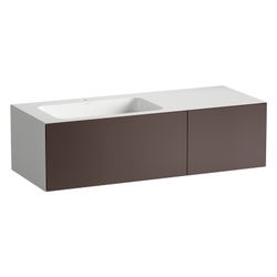 Laufen Waschplatz Folio 1254x500x350mm, Becken links, mit Armaturenbank, 1 Hahnl... LAUFEN-H580FO75231111 7612738183233 (Abb. 1)