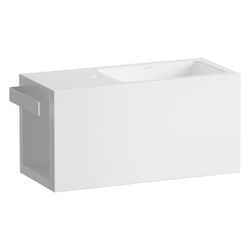 Laufen Waschplatz Xplore.S 600x268x300mm, rechteckig, Becken rechts, mit 1 Hahnl... LAUFEN-H585XS30001111 7612738183455 (Abb. 1)