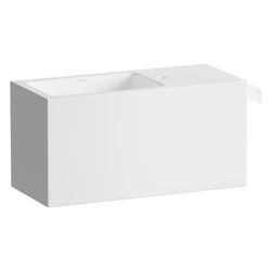 Laufen Waschplatz Xplore.S 600x268x300mm, rechteckig, Becken links, mit 1 Hahnlo... LAUFEN-H585XS40001111 7612738183462 (Abb. 1)