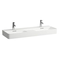 Laufen Doppelwaschtisch Val unterbaufähig 1200x420mm, ohne Hahnloch und Überlauf... LAUFEN-H8142824001121 7612738025663 (Abb. 1)