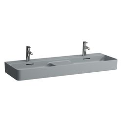 Laufen Doppelwaschtisch Val unterbaufähig 1200x420mm, mit 1 Hahnloch, ohne Überl... LAUFEN-H8142827581111 7612738036706 (Abb. 1)