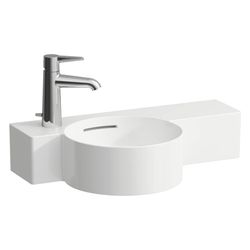 Laufen Handwaschbecken Val 550x315mm, asymmetrisch, Becken links, ohne Hahnloch ... LAUFEN-H8152830001121 7612738025311 (Abb. 1)