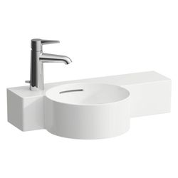 Laufen Handwaschbecken Val 550x315mm, asymmetrisch, Becken links, ohne Hahnloch ... LAUFEN-H815283A001121 7612738087432 (Abb. 1)