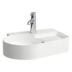 Laufen Waschtisch Val 530x400x115mm, mit 1 Hahnloch und semitrocken rechts, ohne... LAUFEN-H8152887571111 7612738025502 (Abb. 1)