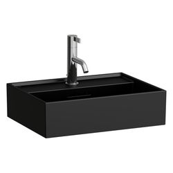 Laufen Aufsatzwaschtisch Kartell 340x450x120mm, ohne Hahnloch und Überlauf, Schw... LAUFEN-H8183307161121 7612738024413 (Abb. 1)