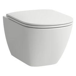 Laufen Tiefspül-WC Set wandhängend Lua, spülrandlos, Advanced, Silent Flush, Wei... LAUFEN-H8660820000001 7612738159511 (Abb. 1)