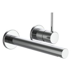 Laufen Einhebel-Waschtischmischer Twinplus Slim, Festauslauf, Ausladung 195mm, C... LAUFEN-HF505470100000 7612738995430 (Abb. 1)