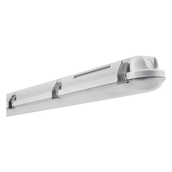 Ledvance Feuchtraumleuchte DP 1500 26W 840, 3500lm 110 Grad IP65 IK08, Polycarbonat, Grau, 4058075541037
