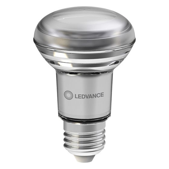 Ledvance LED-Reflektorlampe R63 DIM P, Dimmbar, 4,9W, 2700 K, 345 lm, 36 Grad, E27, Glas, Weiß