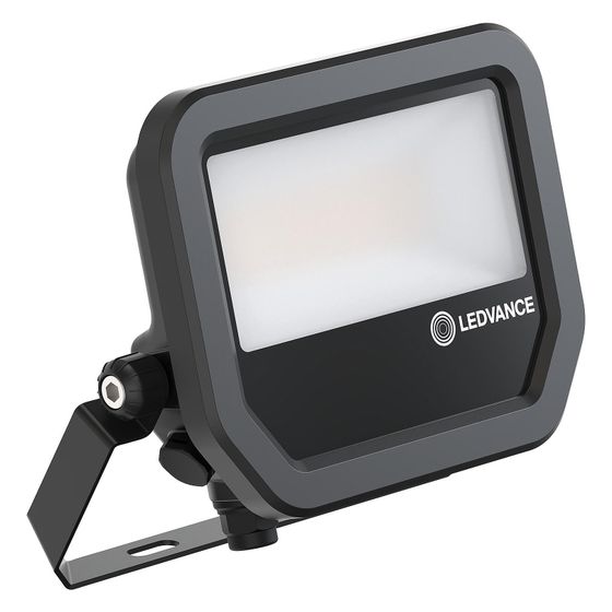 Ledvance LED-Strahler Floodlight 10, 6W/8W, 780/1100lm, 3000K, IP66, Aluminium, Schwarz