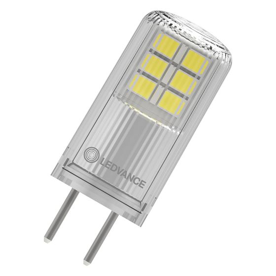 Ledvance LED-Stiftsockellampe PIN 12V, 2,2W, 300lm, 2700K, GY6,35, Klar