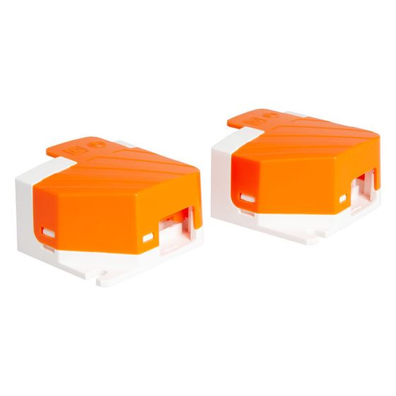 Ledvance Kabelklemme DR AY DALI-P CLAMP DUO, 47,2x45x25mm, Kunststoff, Weiß/Orange