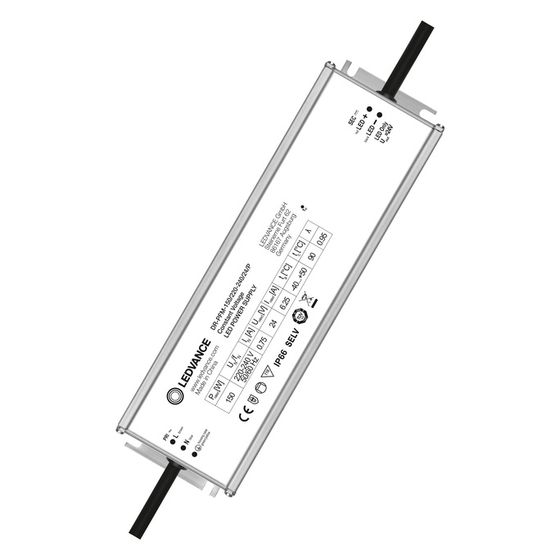 Ledvance LED-Treiber DR-PFM 150/220-240/24/P, 150W, 24V, IP66, Metall, Aluminium