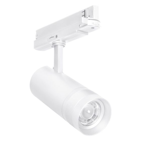 Ledvance Stromschienenstrahler TRACKLIGHT SPOT ZOOM DIM P, 30W, 4000K, 18-50 Grad, Aluminium, Weiß