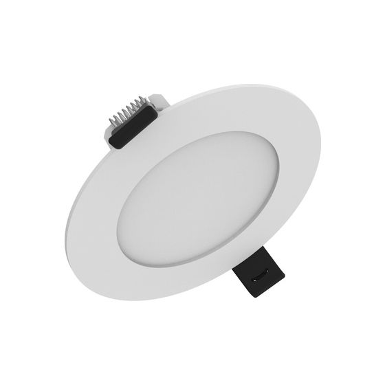 Ledvance Downlight Slim Alu D100, 8W, 3000K/4000K, IP44, Aluminium, Weiß