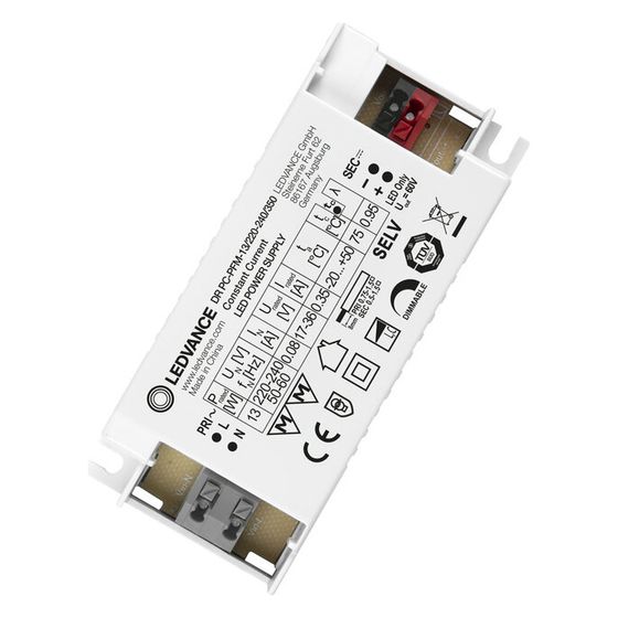 Ledvance LED-Treiber DR PC-PFM-13/220-240/350, 13W 350mA IP20, Kunststoff, Weiß
