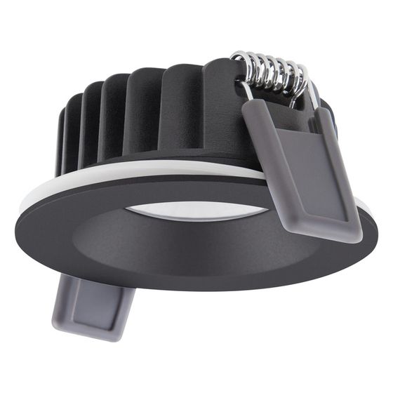 Ledvance Einbaustrahler SPOT AIR FIX, 36 Grad, 2700K, IP65, Aluminium, Schwarz