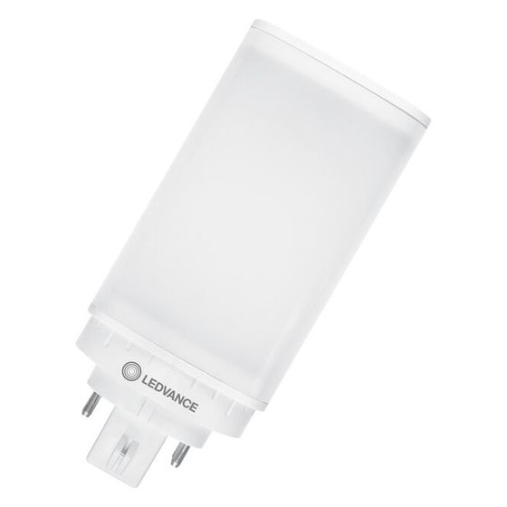 Ledvance LED-Lampe DULUX LED T/E13, 6W 700lm 4000K GX24q-1, Matt, Weiß