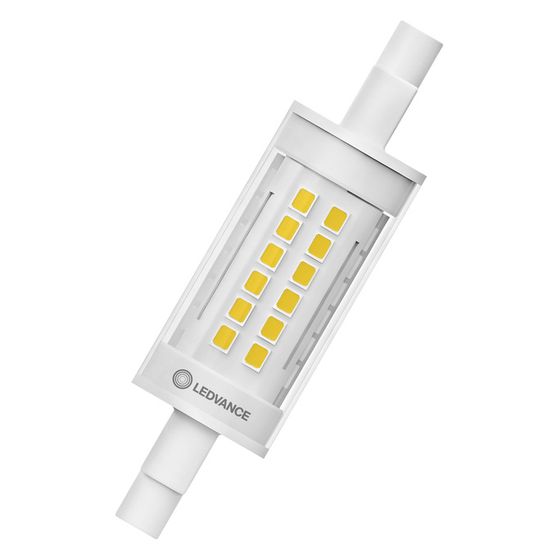 Ledvance LED-Stablampe Slim Line 78, 9,5W 827 R7s, Dimmbar, 1.055lm, 2.700K, Klar