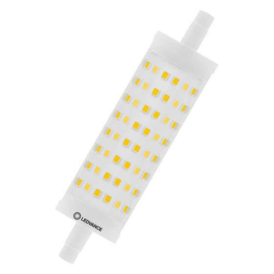 Ledvance LED-Speziallampe Line R7s DIM P 15W 827, 2.000 lm, 118 mm, 2700 K, Dimmbar, Klar
