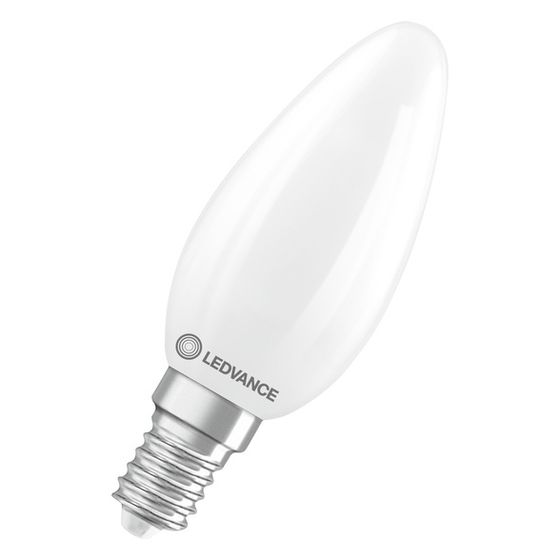 Ledvance LED-Kerzenlampe Classic B 60, 5,9W, 806 lm, 2700 K, E14, Dimmbar, Matt, LEDCLB60DIM 5,9