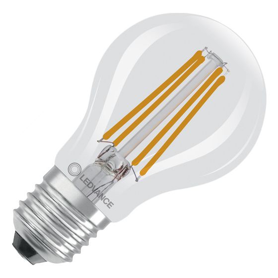 Ledvance LED-Lampe Classic A Daylight Sensor S, 7,3W 806lm 2700K E27, Klar