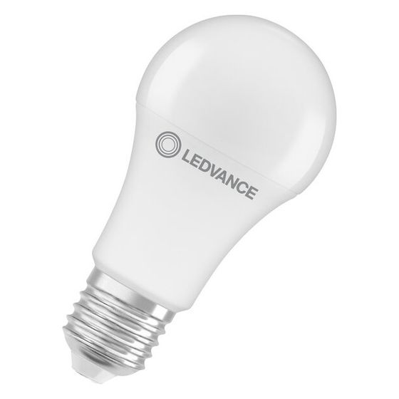 Ledvance LED-Lampe Classic A 13W 827 E27, 1.521 lm, 2700 K, Matt, Weiß, LED CLA100 13 W