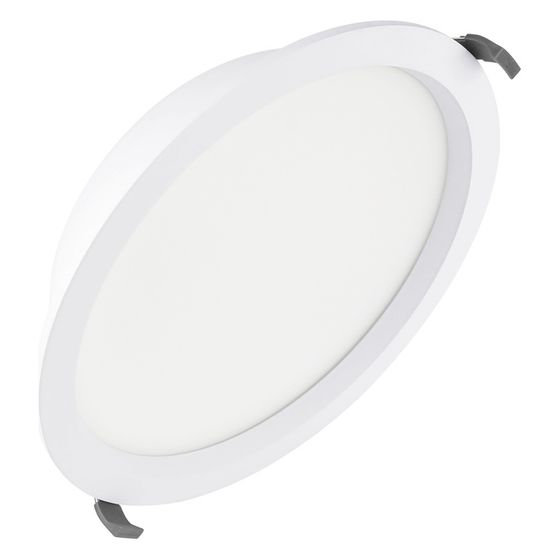 Ledvance Downlight Comfort DL CMFT D250 P, 42W, 3000K/4000K, IP44, Aluminium, Weiß