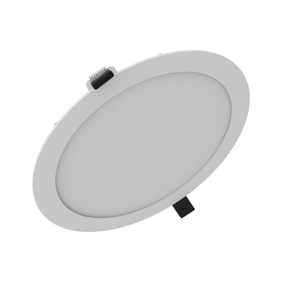 Ledvance Downlight Slim Alu D205, 19W, 3000K/4000K, IP44, Aluminium, Weiß
