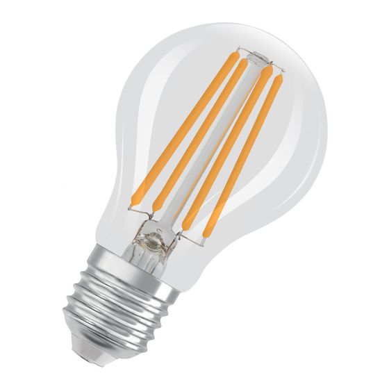 Ledvance LED-Lampe Classic A 75 Filament DIM P, 7,8W, 1055lm, 2700K, E27, Klar
