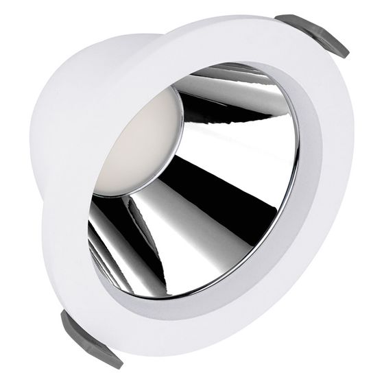Ledvance Downlight Comfort DL CMFT D100 P, 13W, 1.430lm, 3000/4000K, IP44, Aluminium, Weiß