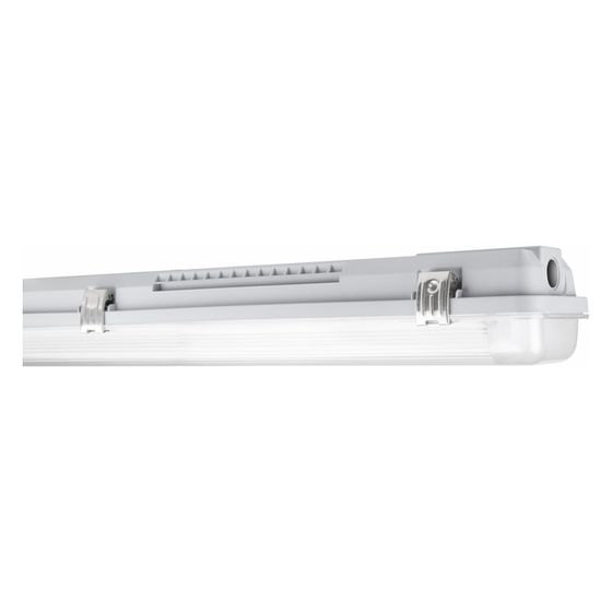 Ledvance Feuchtraumleuchten-Gehäuse Damp Proof Housing Gen 3 600 P 2xLamp, IP65, IK08, 675x95x70mm, Polycarbonat, Grau