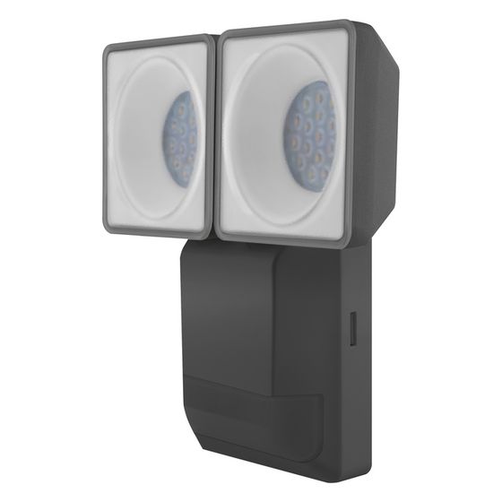Ledvance LED-Wandstrahler ENDURA PRO Spot Sensor 16W, 1.500lm, 4000K, IP55, Kunststoff, Dunkelgrau