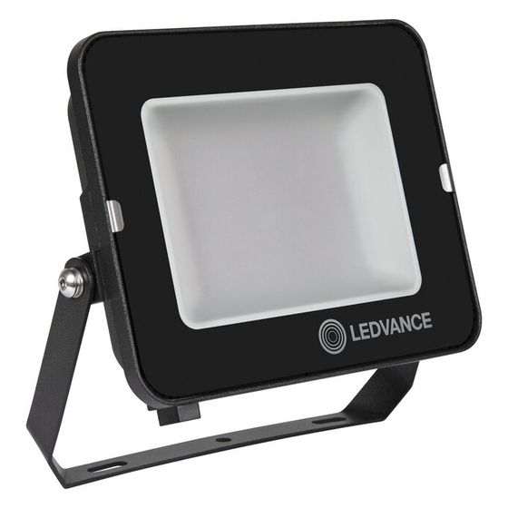 Ledvance LED-Fluter Floodlight Compact 50W 865, 5000lm, 100x100 Grad, Aluminium, Schwarz, 4058075460971