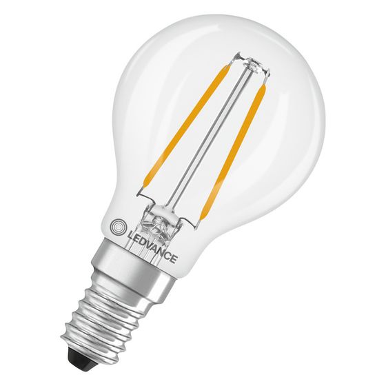 Ledvance LED-Lampe Classic P V, 1,8W 250lm 2700K E14, Klar