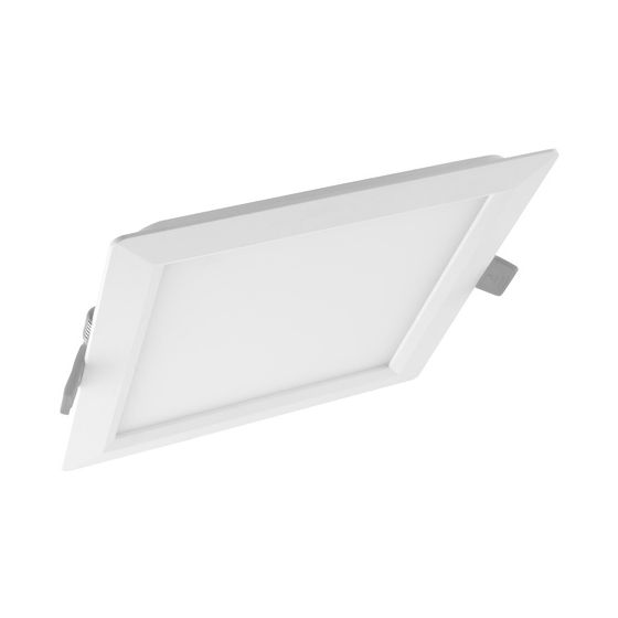 Ledvance LED-Downlight Slim Square 155, 12W, 3000K, 169x169x30mm, Polycarbonat, Weiß
