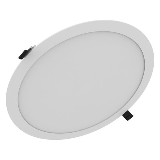Ledvance Downlight Slim Alu D280 V 25W ML 83040 WT, 25W, 2.500 lm, 3000 K/4000 K, IP44, Aluminium, Weiß