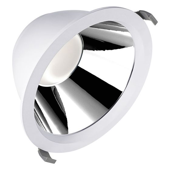 Ledvance Downlight Comfort ZB D200 P, 30W, 3600lm, UGR 19, IP44, Aluminium, Weiß